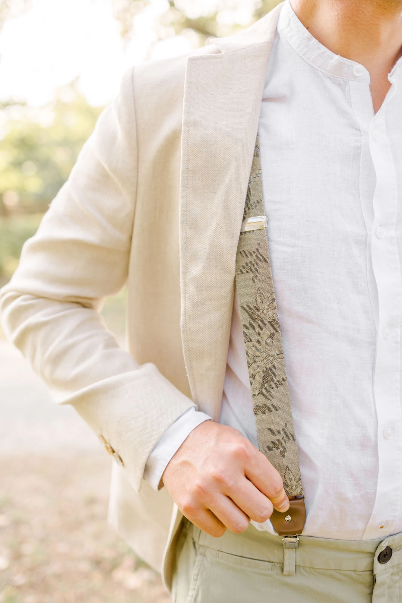 manche, collier, mode, bouton, bretelles