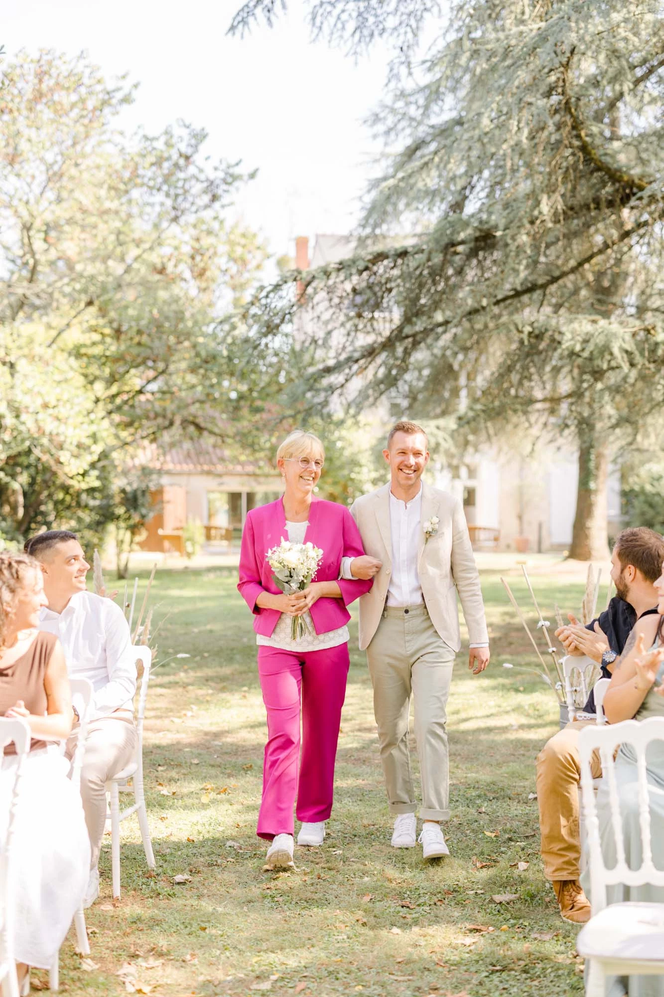 rose, événement, bonheur, printemps, cérémonie