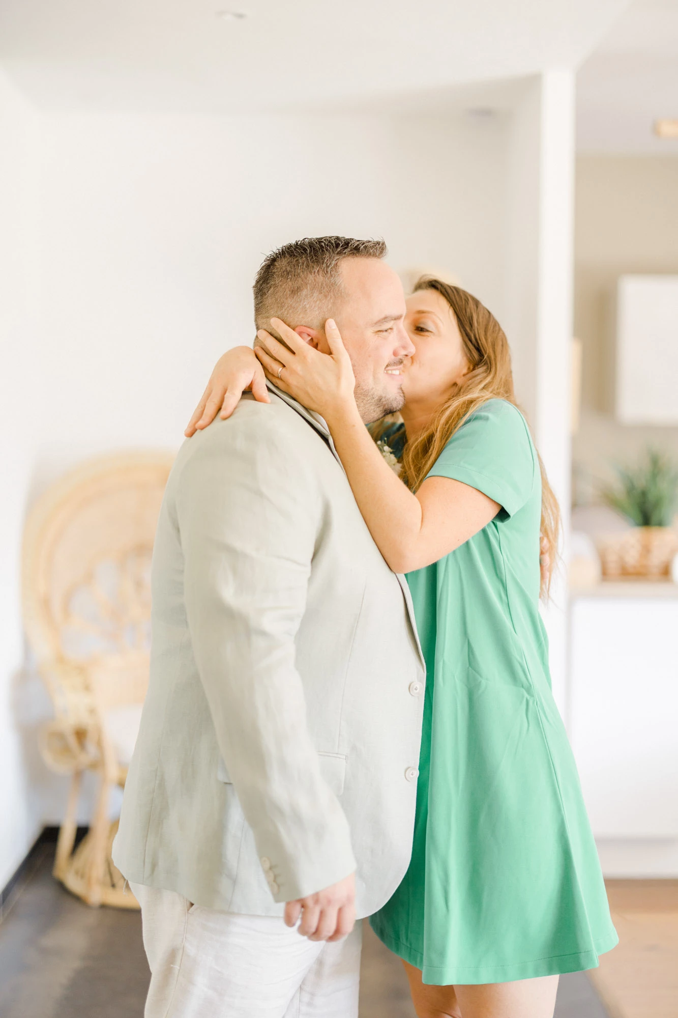 bonheur, événement, amour, sourire, les gens dans la nature
