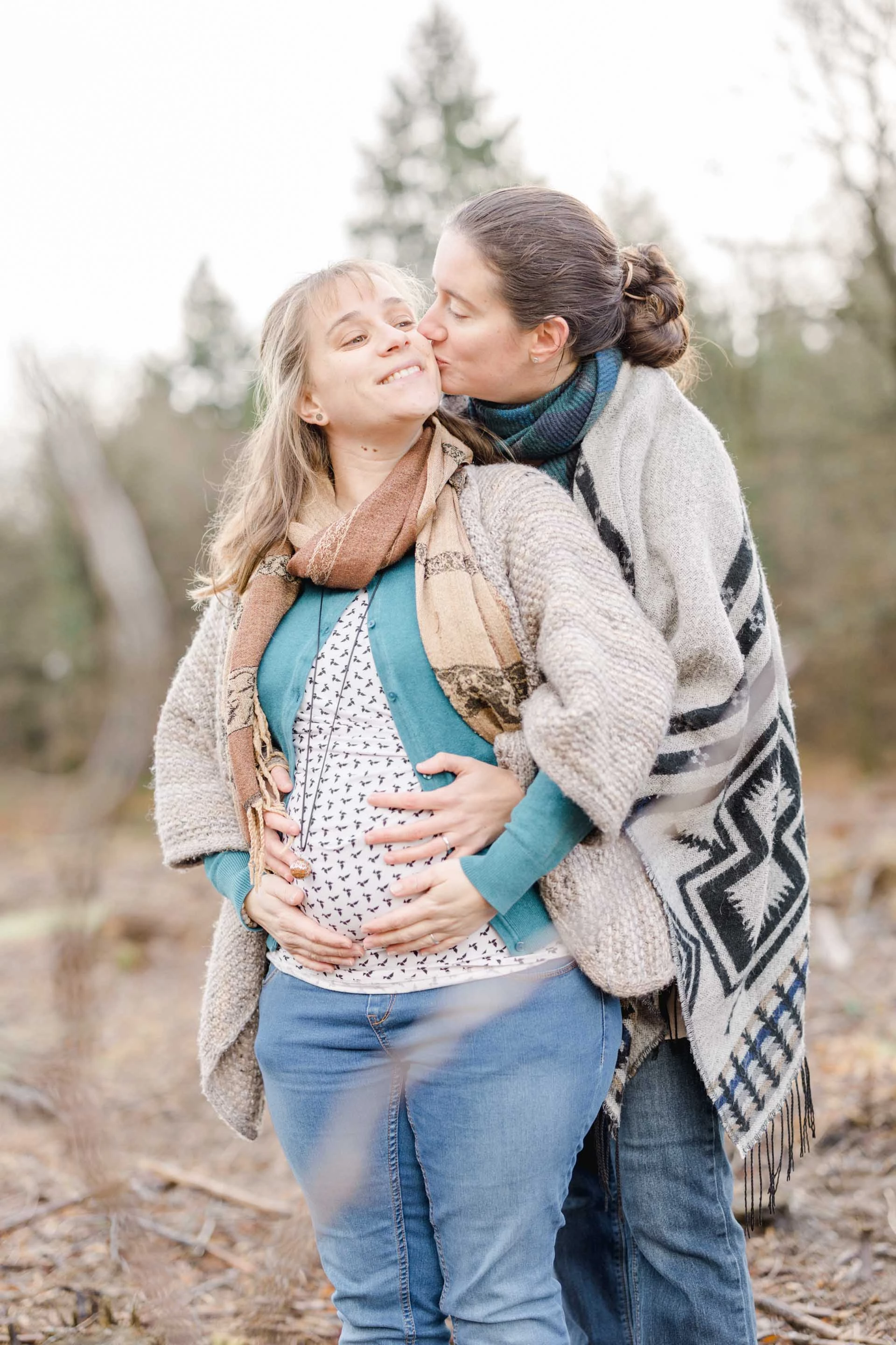 bonheur sourire amour laine gris