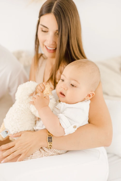 bonheur enfant sourire famille marron