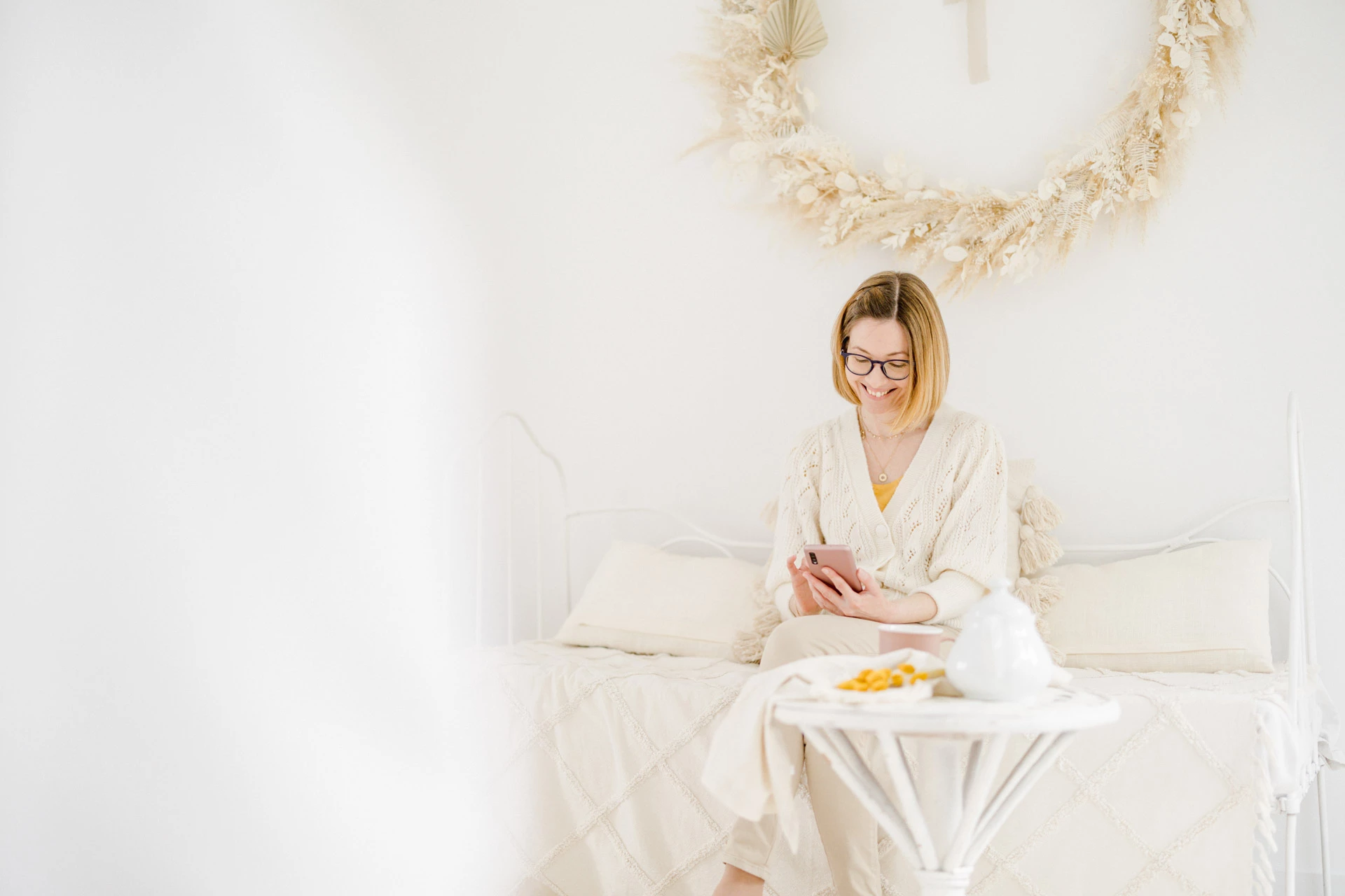 rose meubles beige gris marron