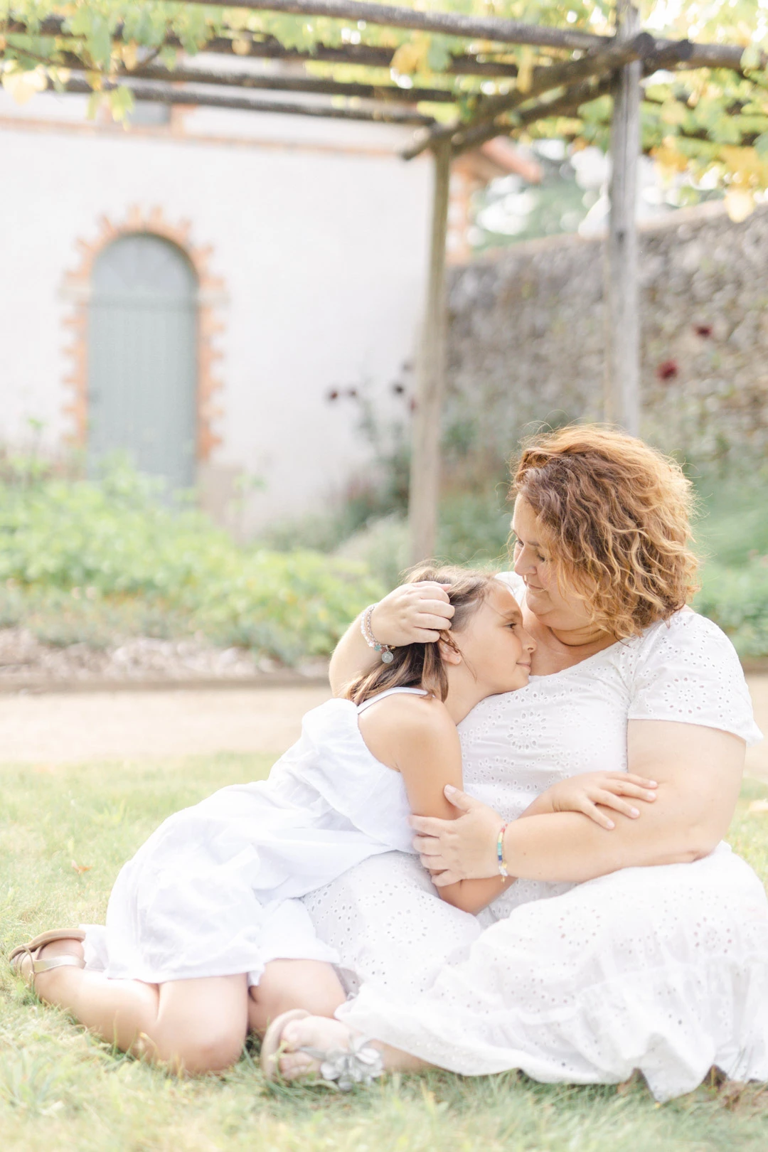 bonheur robe enfant amour gris