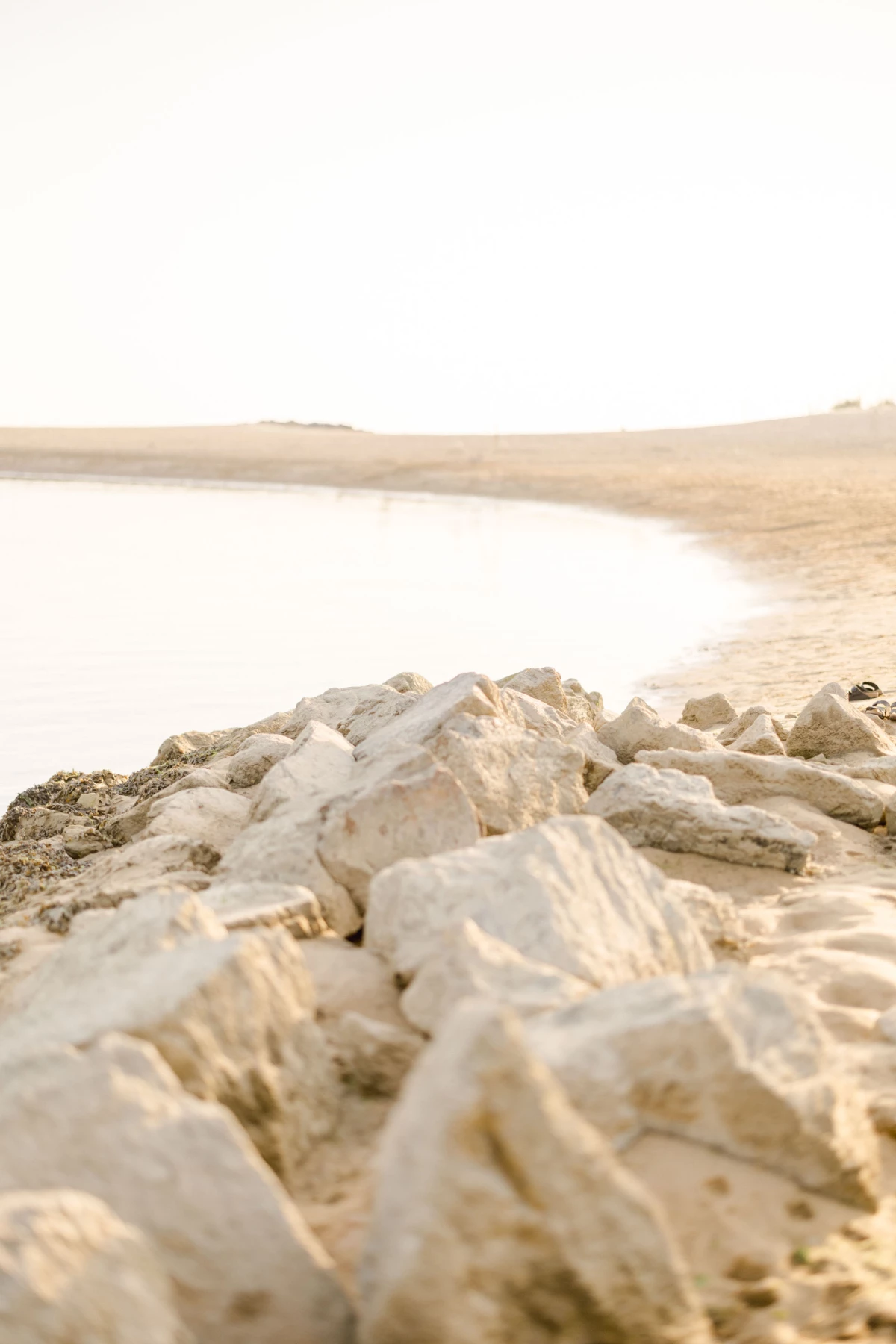 rocher mer côte plage sable