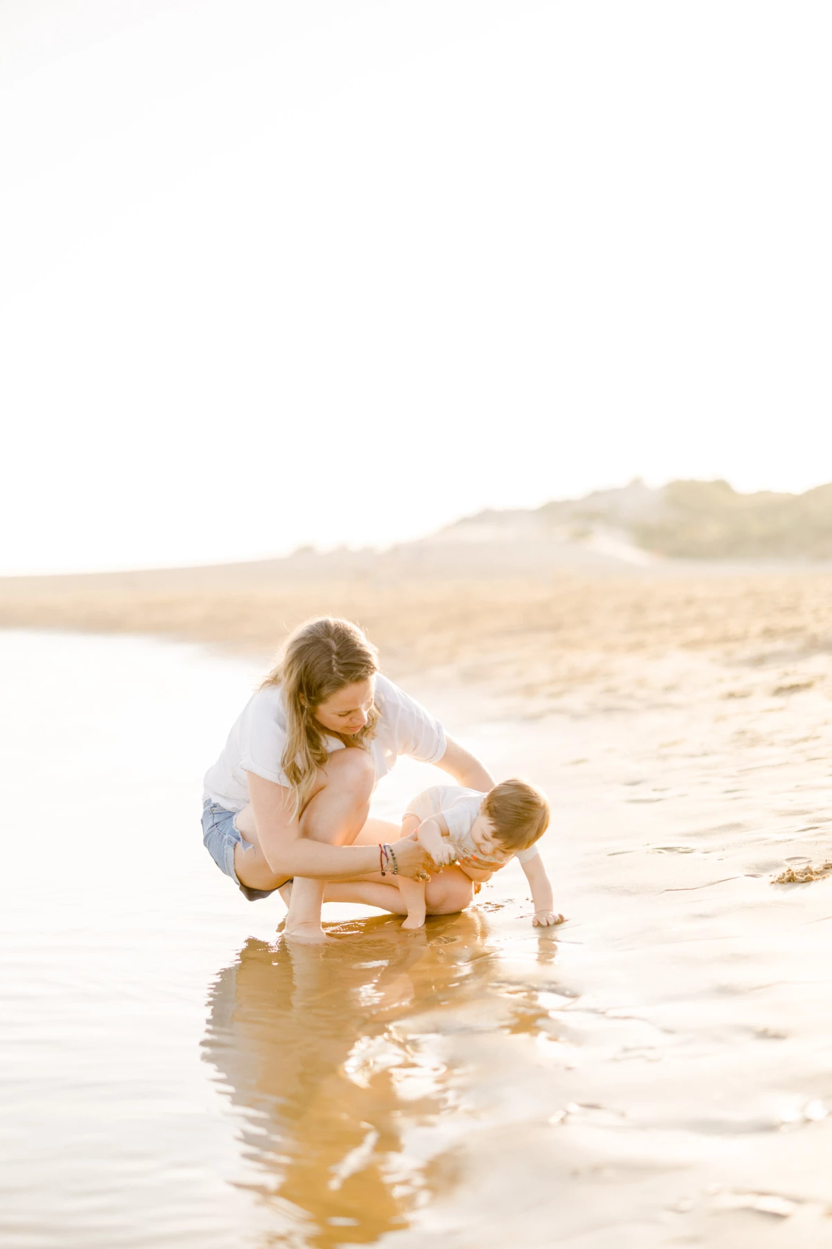 bonheur sable plage enfant amour