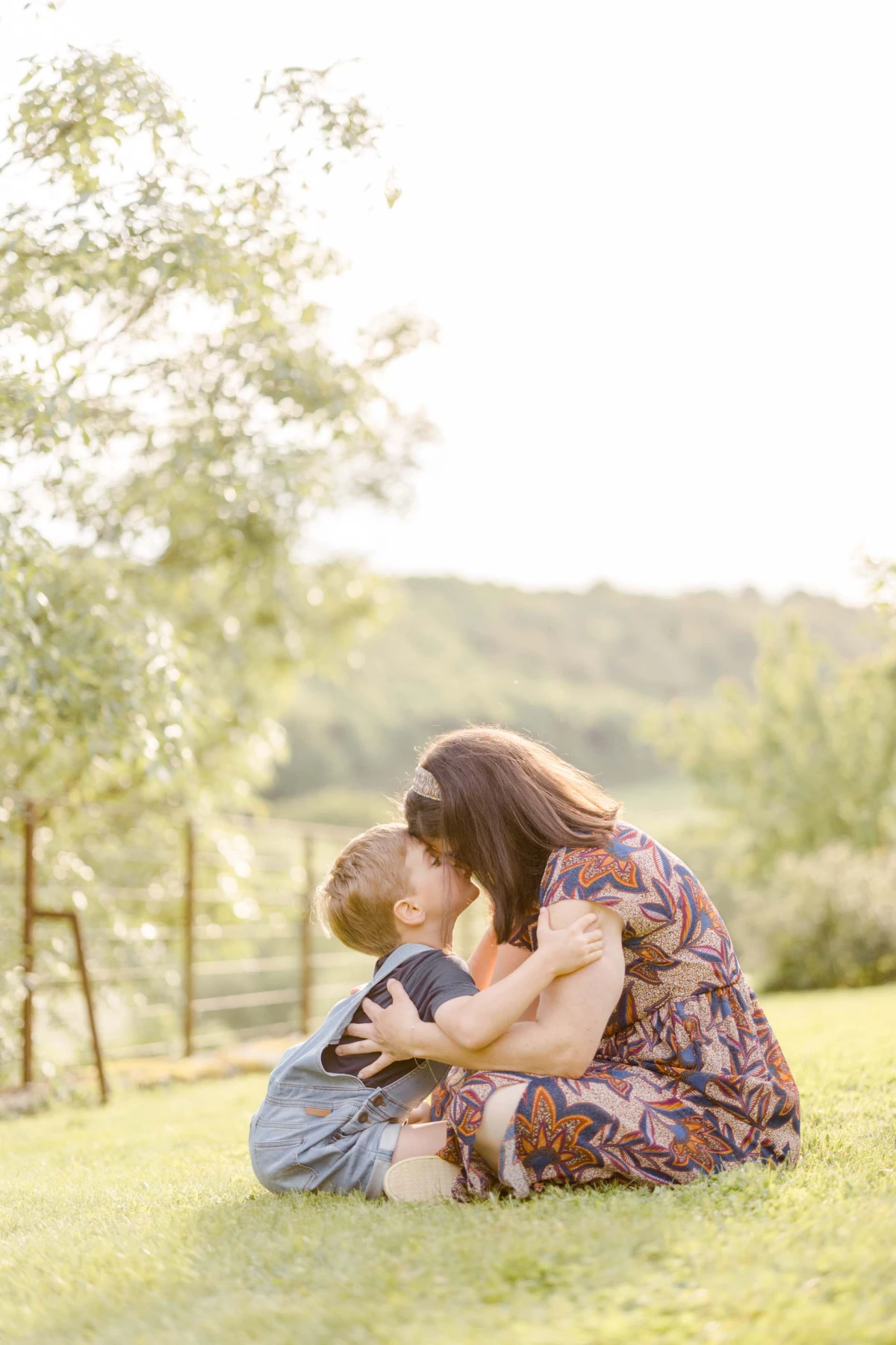 bonheur robe enfant amour beige
