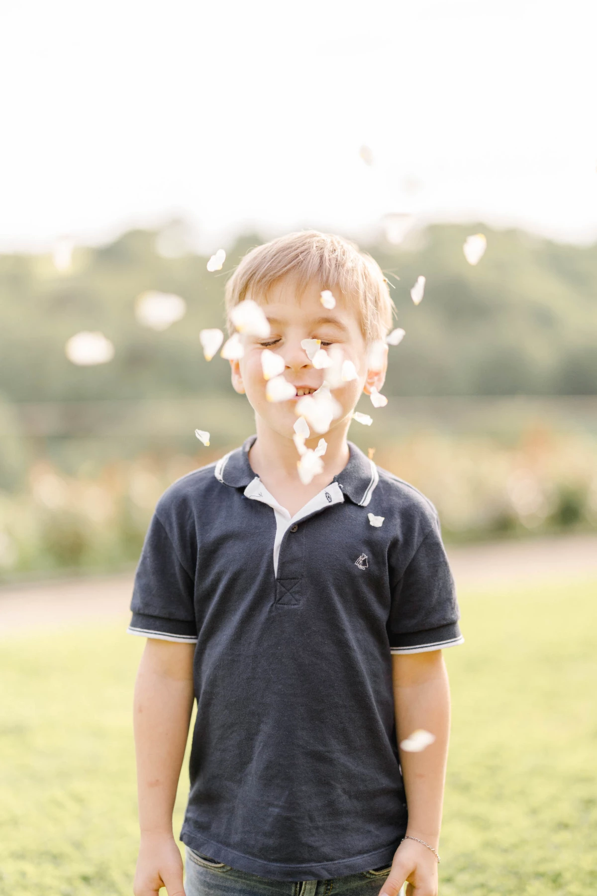 bonheur enfant beige marron gris