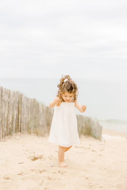 bonheur robe enfant rose sable