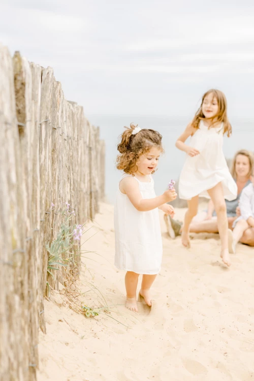 robe bonheur enfant sable rose