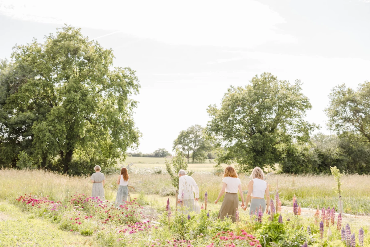 Séance champs de fleurs