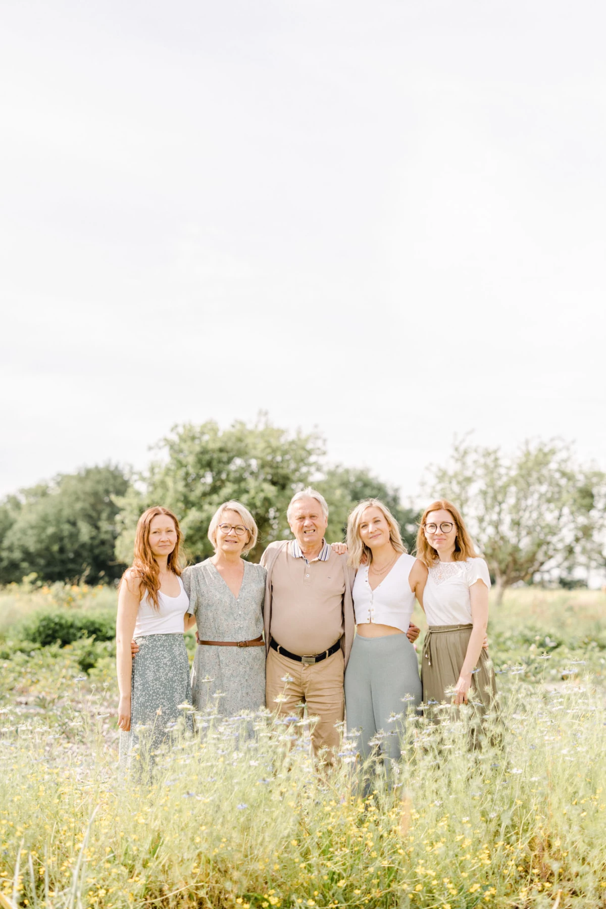 vert bonheur robe événement prairie